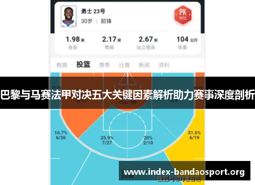 巴黎与马赛法甲对决五大关键因素解析助力赛事深度剖析 巴黎与马赛法甲对决五大关键因素解析助力赛事深度剖析