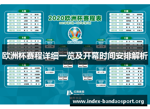 欧洲杯赛程详细一览及开幕时间安排解析 欧洲杯赛程详细一览及开幕时间安排解析
